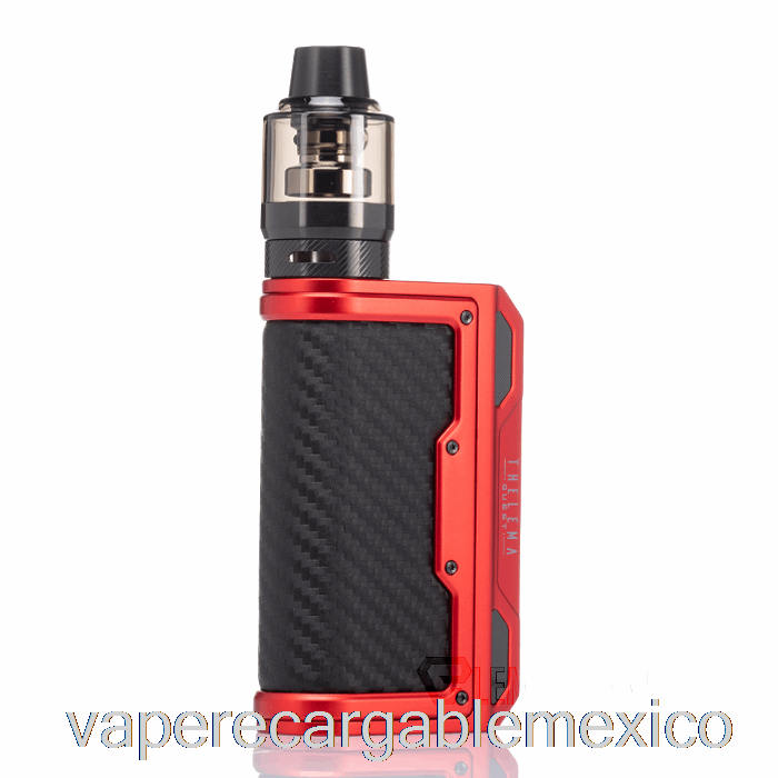 Vape Recargable Perdido Vape Thelema Quest 200w Kit De Inicio Rojo/fibra De Carbono